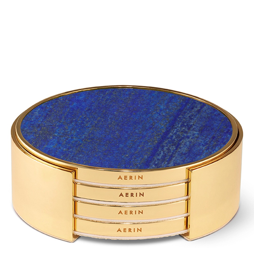 Lucas Coasters, Set Of 4 (Lapis)