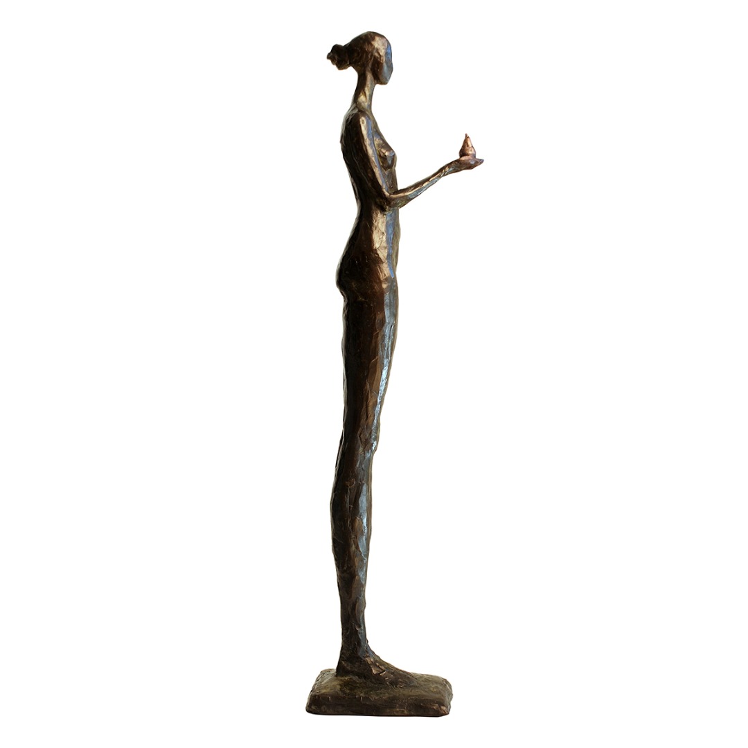 Girl with Pear Study