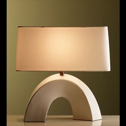 Cream Lacquer Arch Lamp