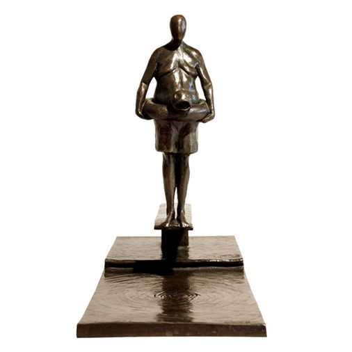 Man on Diving Board Sculptures