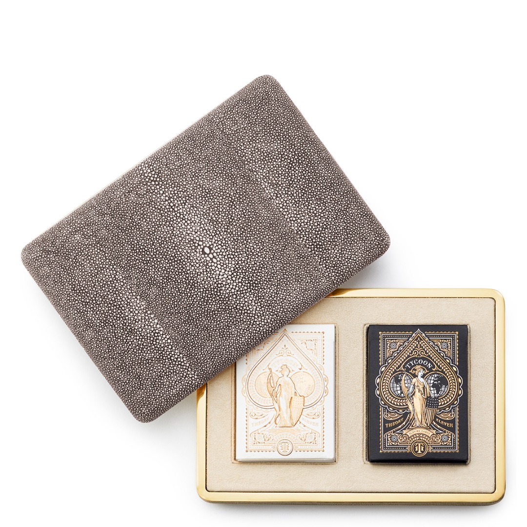 Shagreen Card Case (Chocolate)
