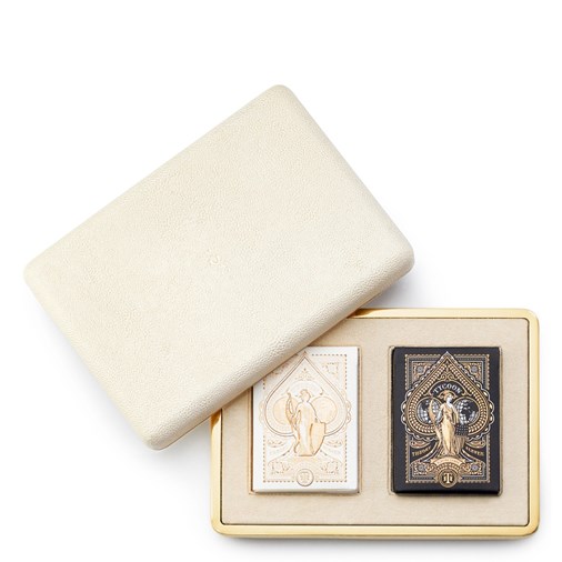 Shagreen Card Case (Cream)
