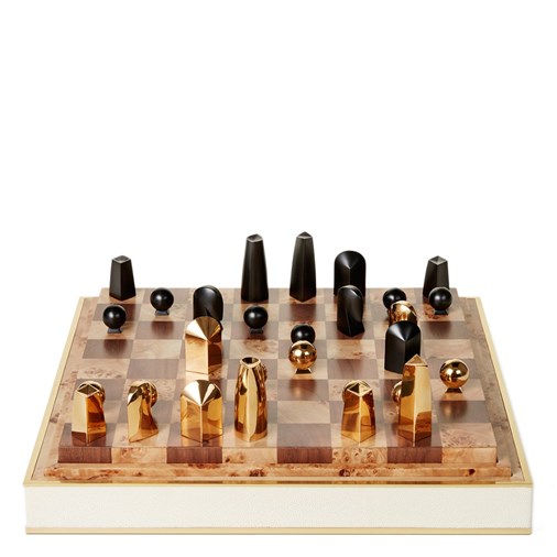 Shagreen Chess Set (Cream)