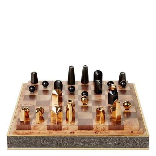 Shagreen Chess Set (Chocolate)