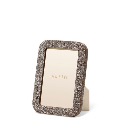 Modern Shagreen Frame 4x6 (Chocolate)