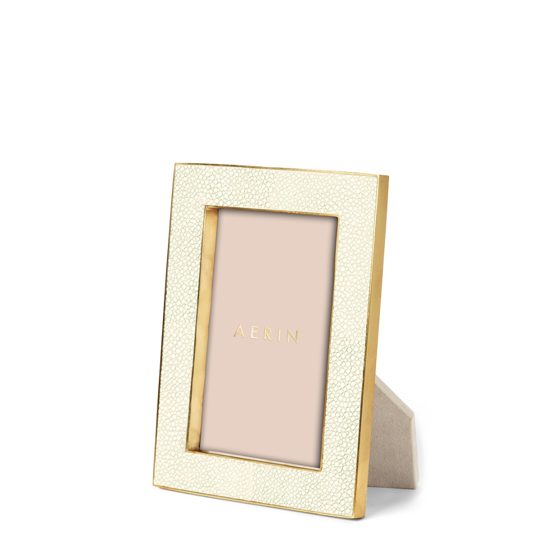 Classic Shagreen Frame 4x6 (Cream)