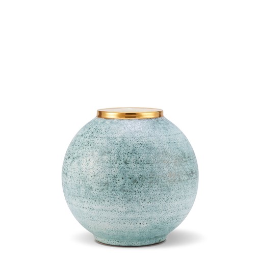 Calinda Round Vase (Blue Grotto)
