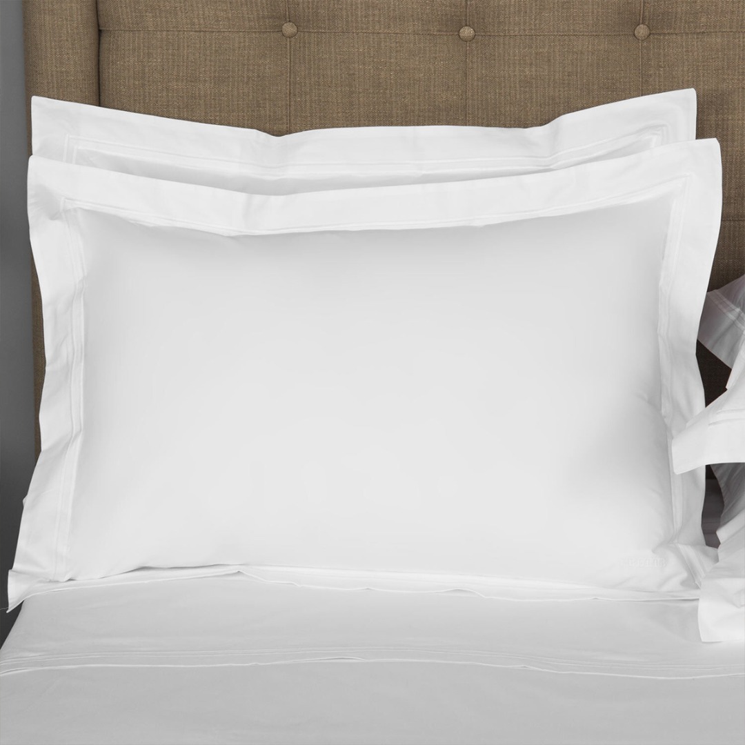 Hotel Classic Sham (White/White)