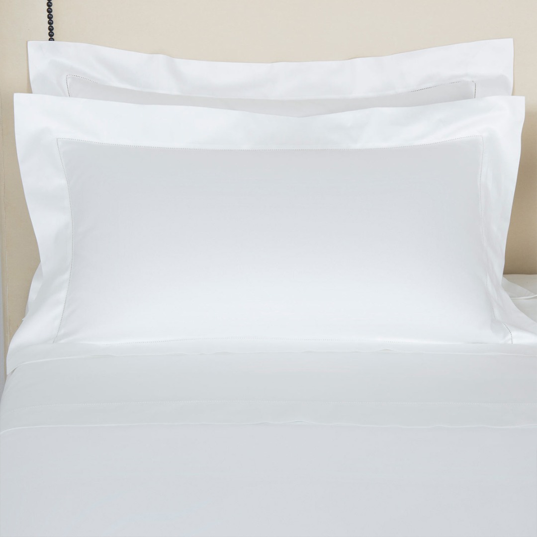 Single Ajour Sham (White)