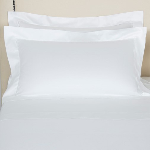 Single Ajour Sham (White)