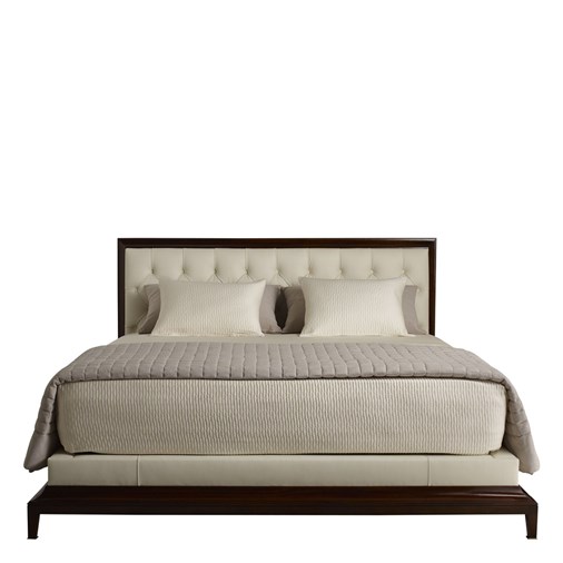 Moderne Platform Bed Tufted Queen
