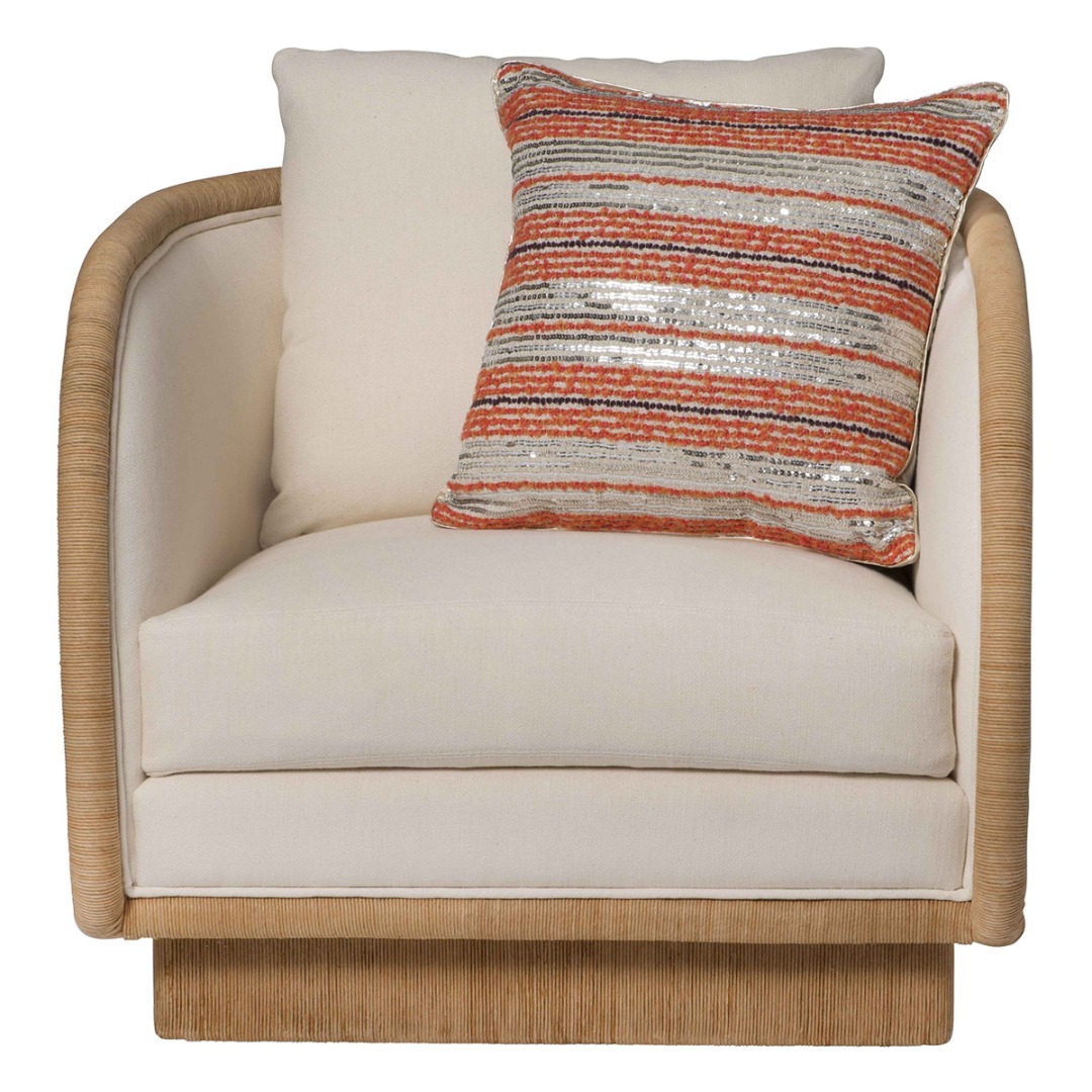 Coastal Swivel Lounge Chair