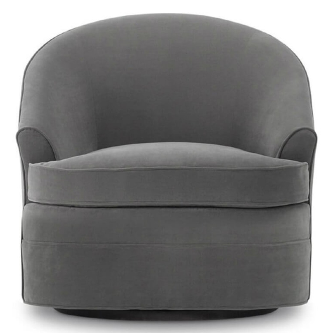 Modern Luxury Swivel Club Armchair