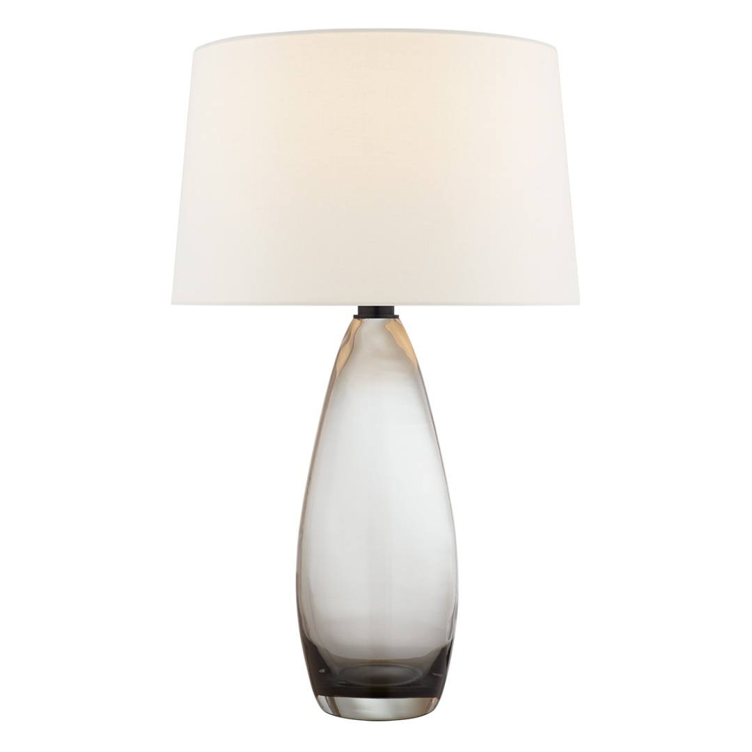 CM - Myla Large Tall Table Lamp (Smoked Glass)