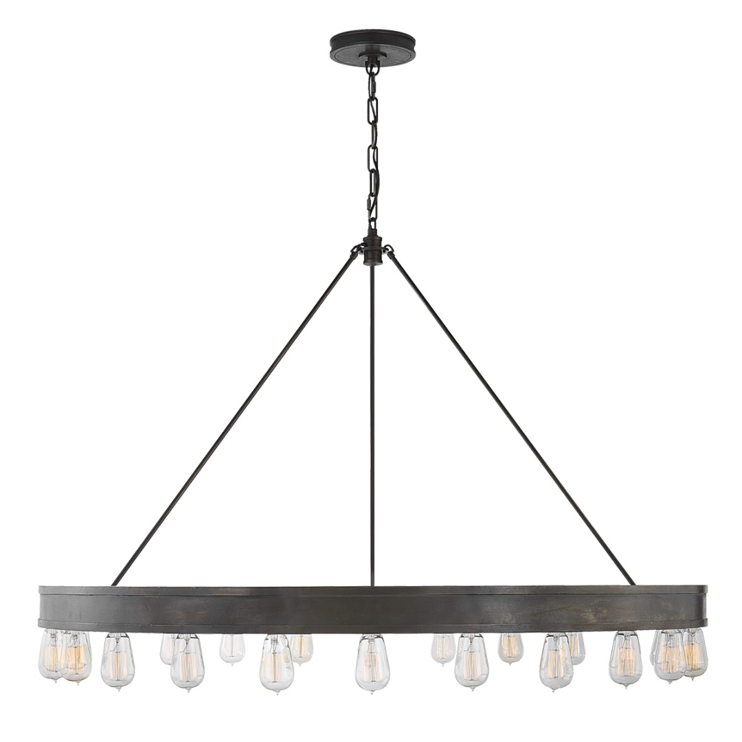 RL - Roark 50" Modular Ring Chandelier (Iron)