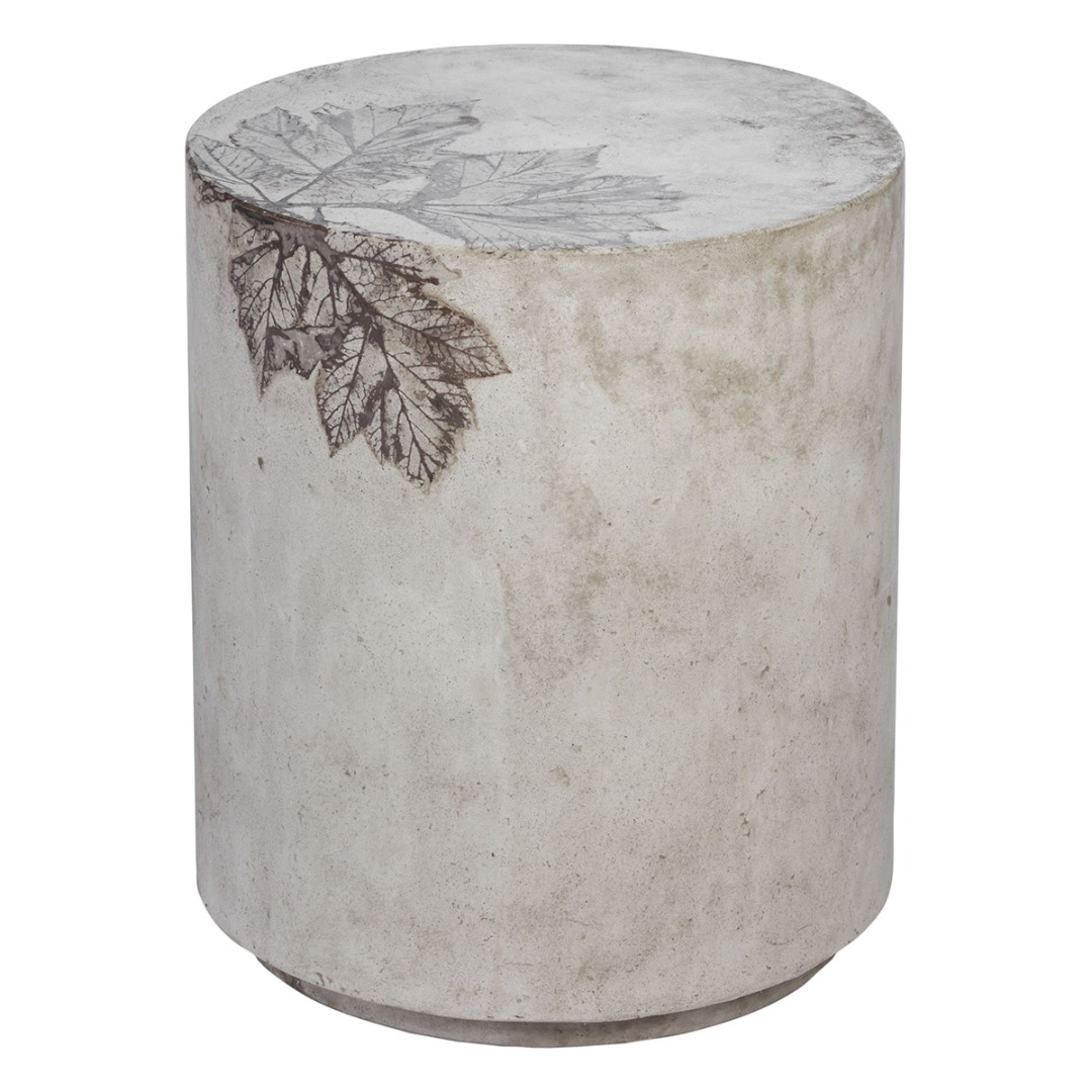 Medium Outdoor Round Concrete Stool