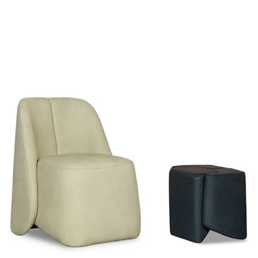 Keren Little Armchair and Pouf